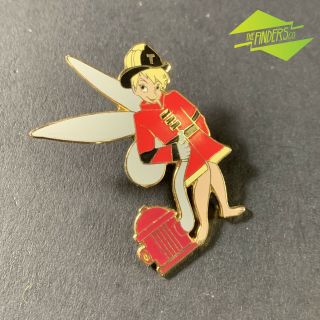 Vintage Limited Edition Of 200 Tinkerbell Firefighter Enamelled Badge Usa Dept