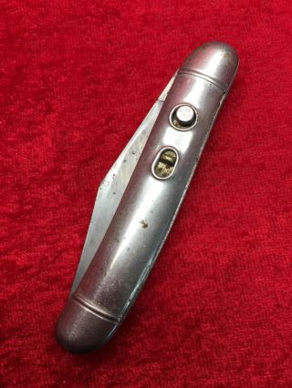 Rare Vintage 1945 - 1955 Hammer Brand Locking Pocket Knife Pat 2170537