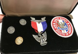 Eagle Scout Award Kit Cfj Pin Patch Mc7
