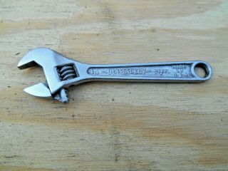 Vintage Diamalloy Diamond Tool & Horseshoe Co.  4 " Adjustable Wrench Made In Usa