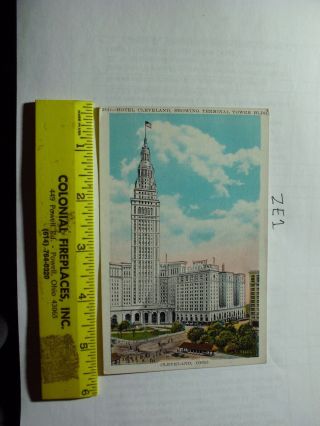 Hotel Cleveland,  Terminal Tower,  From Post Office,  Cleveland Ohio Train Bus Stop