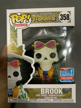 Funko Pop Animation One Piece Brook 358 (fall Convention Exclusive) Nycc