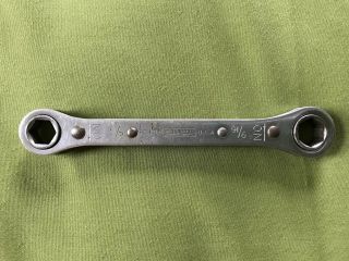 Guc Vintage 1/2 9/16 “ Inch Williams Double Ratcheting Box End Wrench 6 Pt Usa