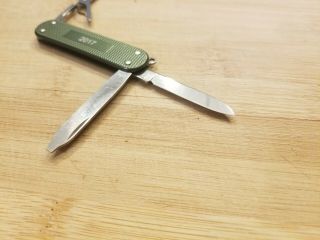 Victorinox Limited Edition 2017 Green Alox Classic SD Swiss Army Knife 3