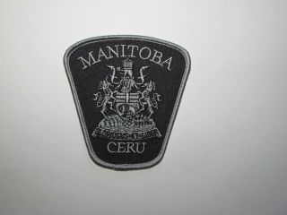 Canada Manitoba Canadian Police Ceru Eru Ert Sru Swat Tru Etf Subdued Patch