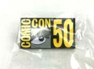 Sdcc 2019 San Diego Comic Con 50th Year Anniversary Logo Pin