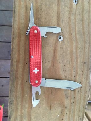Victorinox Old Cross 93mm Red Alox Pioneer Swiss Army Knife