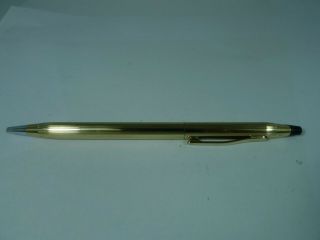 Vintage Cross Century Ballpoint Pen 12kt Rolled Gold Filled Body Usa