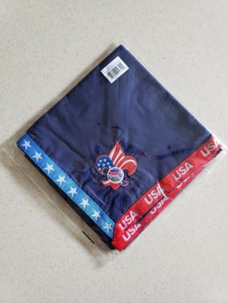 24th 2019 World Scout Jamboree Official Wsj Usa Contingent Neckerchief Not Patch