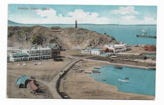 Steamer Point Aden Vintage Middle East Postcard 858m