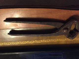 Vintage Welloct Blacksmith Nippers Meadville,  Pa Primitive Rustic Tool 3 In 1