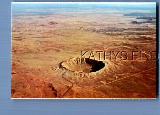 Arizona Postcard E,  8988 Aerial View Of The Great Meteor Crater