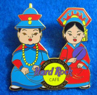 San Francisco Chinese Year Traditional Costume Couple 03 Hard Rock Cafe Pin