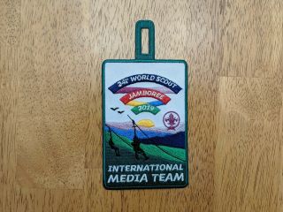 2019 World Scout Jamboree International Media Team Staff Patch