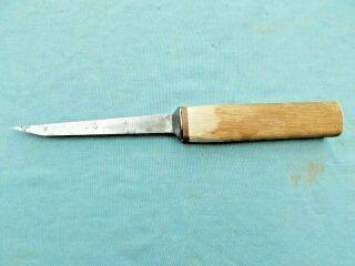 Vintage Mortise " Pig Sticker " Chisel - 11/64 " Wide - Signed: F.  G.  Pearson