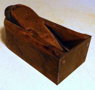 Antique G.  Stubbs 4 - Inch Wooden Bullnose Plane W Thin Metal End Plate C1800s