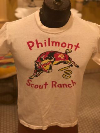 Philmont Scout Ranch Older T - Shirt From 1960 / Boy 