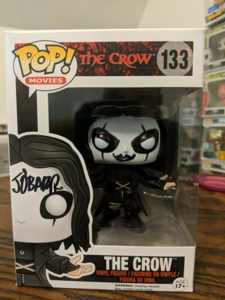 Funko Pop The Crow Autographed & Remarked By Creator James O 
