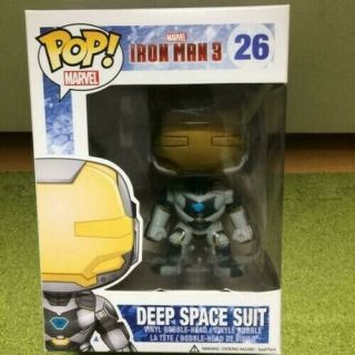 Funko Pop Rare Iron Man 3 Deep Space Suit Marvel 26