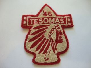Vintage Boy Scouts 1946 Camp Tesomas Samoset Council Patch BSA Wisconsin Rare 2
