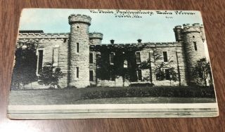 Vintage Postcard - Illinois State Penitentiary Main Prison Joliet - Unposted