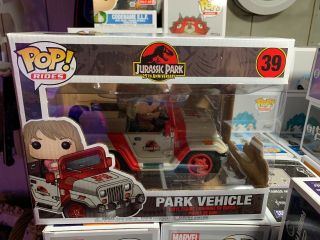 Funko Pop Rides Jurassic Park Vehicle 39 25th Anniversary Never Opened