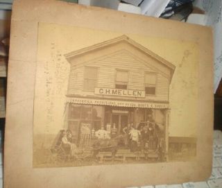 General Store Syracuse Ny 8 X 10 Cabinet Photo Mellen Early 1900s