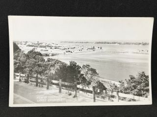 Vintage Real Photo Postcard View Of Township Lakes Entrance,  Vic Valentines 1951