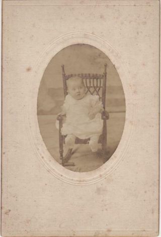 Edward Mcpike - Antique Cabinet Photo Of Baby