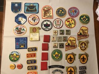 Vintage Boy Scouts Of America Patches,  Ct Connecticut
