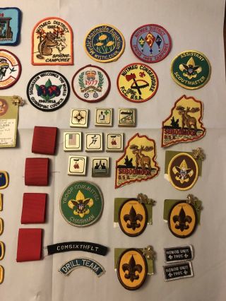 Vintage BOY SCOUTS OF AMERICA Patches,  CT Connecticut 2