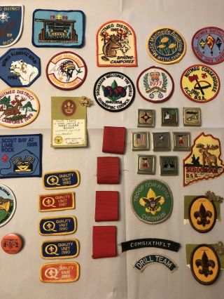 Vintage BOY SCOUTS OF AMERICA Patches,  CT Connecticut 3