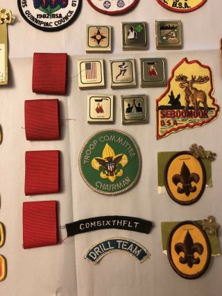 Vintage BOY SCOUTS OF AMERICA Patches,  CT Connecticut 7