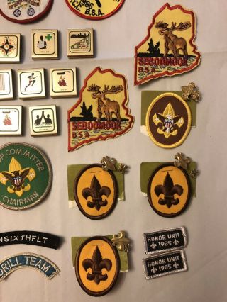 Vintage BOY SCOUTS OF AMERICA Patches,  CT Connecticut 8