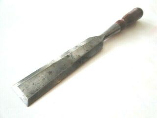 Vintage Rare 1 1/4 " Bevel Edge Chisel Stanley D Made In Usa 720 Fine Handle,