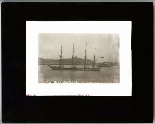 C.  1870s Bark Wayfarer 4 - Masted Sailing Ship @ San Francisco Bay 8x10 Photo Print
