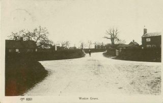 Rp Weston Green Village Street Scene Nr Dereham Norwich Norfolk R Photo 1911