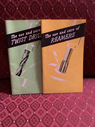 Vtg The Use And Care Of Reamers And Twist Drills The Cleveland Twist Drill Co.