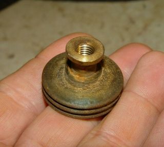 Vintage Antique Stanley Bailey No 5 Brass 1 " Diam.  Depth Adjustment Knob Part