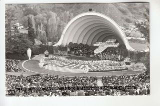 Angeleno Real Photo Postcard Easter Services Hollywood Bowl Hollywood Ca 371