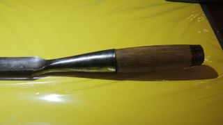 Antique D.  R.  BARTON 1832 Gouge Socket Chisel Gouge 1 - 1/4 
