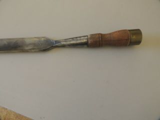 Antique D.  R.  BARTON 1832 Gouge Socket Chisel Gouge 1 - 1/2 
