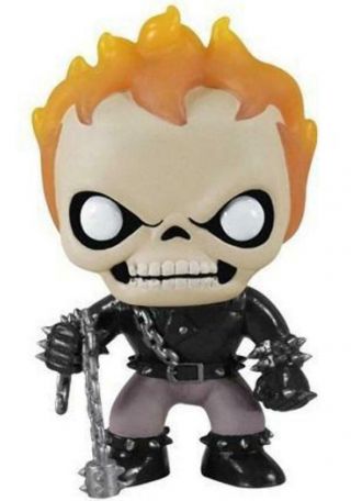 Funko Pop Out - Of - Box Ghost Rider 18 Vaulted [condition: 8.  5/10]