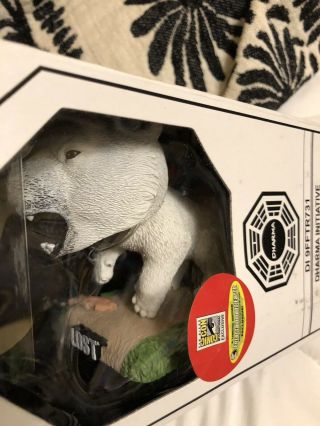 LOST Dharma Initiative Polar Bear Bobble Head Comic Con Exclusive RARE 2