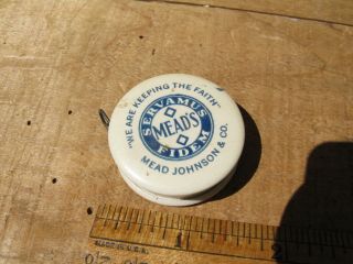 Vintage Advertising Tape Measure Mead Johnson Co - Pablum Or Pabena For Babies