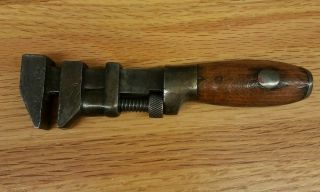 Vintage Antique Small Monkey Wrench Made In Usa
