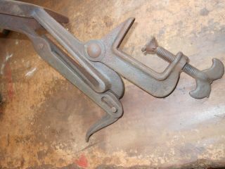 Vintage Stover 12 saw vice antique tool 3