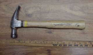 Old Tools,  Vintage Craftsman =m= Straight Claw Hammer,  1lb.  6.  4oz. ,