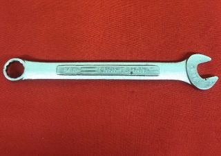 Vintage Craftsman Tools 44691 5/16 " Combination Wrench - V - Series Usa