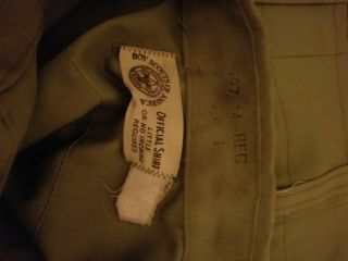 Vintage Boy Scout Uniform Long Sleeve Shirt and Pants Patches 1970 Connecticut 7